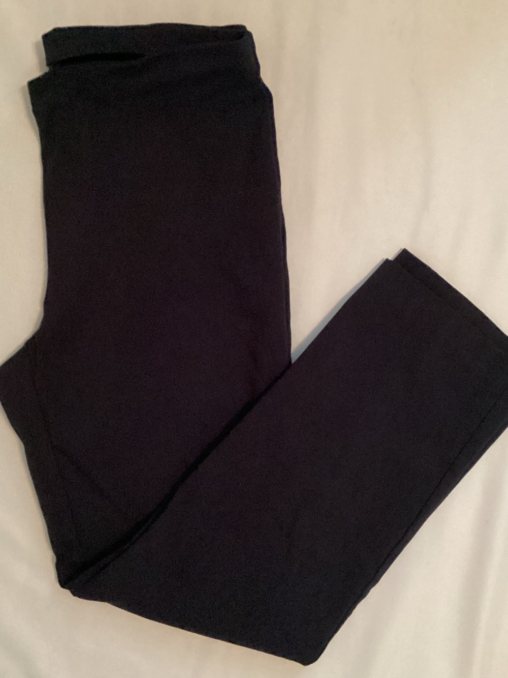Attyre Petite Ladies Pull On Navy Blue Dress Pants Size 8P